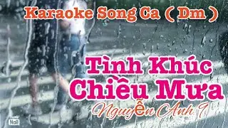 Tình Khúc Chiều Mưa/Karaoke/Song Ca (Dm) 