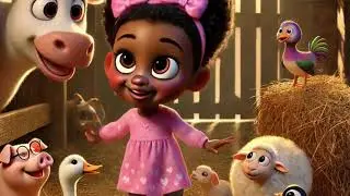 Old McDonald Had A Farm Song | Happy Genius Kids Nursery Rhymes & Kids Songs