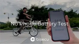 Bisecu Smart Bike Lock - No Phone Battery Test
