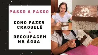 Como fazer craquelê, passo a passo - Artes da Lelé