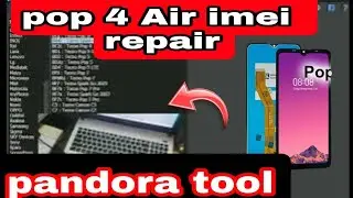 BC2 | Pop 4 Air imei repair using pandora tool 