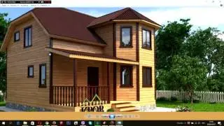 Экстерьеры в скетчап и v-ray (проекты домов быстро) #2