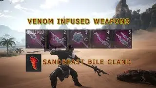 Conan Exiles - How the get Sandbeast Bile Glands/Venom Weapons