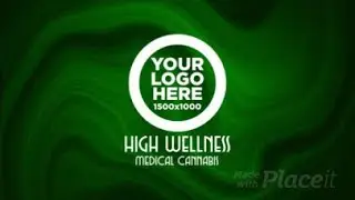 Cannabis-Themed Intro Template with a Logo-Reveal Animation