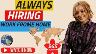 WORK FROM HOME JOBS WORLDWIDE with these 10 companies ALWAYS HIRING | REMOTE JOBS