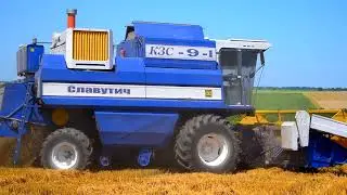 Wheat harvest 2021, Slavutych KZS-9-1 (series 1)