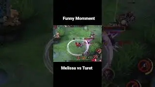 Funny Momment melissa vs brodi  #shorts #mobilelegends #melissamobilelegends