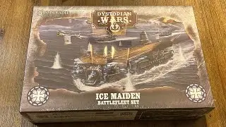 Dystopian Wars Warcradle Ice Maiden - No commentary just a big ship!
