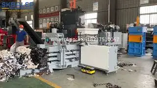 Innovative Horizontal Textile Baler for Efficient Fabric Waste Recycling | SKBALER