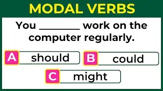 Improve Your Grammar : 30+ Modal Verbs Quiz #challenge 1