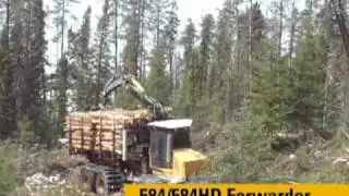 Cat® 584 Forwarder