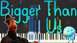Jon Batiste - Bigger Than Us | Disney Pixar's Soul 2020 OST: Into The Zone (Jazz Piano Synthesia)