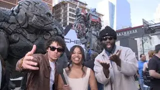 "Transformers: Rise of the Beast", Statue Reveal Time-Lapse Footage, Commentary from the Cast