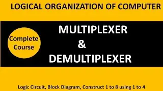 Multiplexer | Demultiplexer | Multiplexer & Demultiplexer | Multiplexer 4 to 1 |Demultiplexer 1 to 8