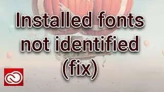 Fonts Showing As Missing In Creative Cloud Applications (Fix)