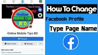 How To Change Facebook Profile Type Page Name (2023) | Profile Type Page Name Change | Facebook Page