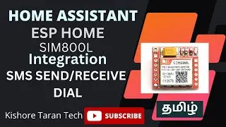 SIM800L module - integrated with Home Assistant - for SMS/CALL notification - Tamil