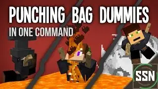 Minecraft - SMACK YOUR FRIENDS | Punching Bag Dummies [One Command]