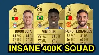 INSANE 400K HYBRID SQUAD BUILDER IN FIFA 23 ULTIMATE TEAM FT (JOTA, VINICIUS & FERNANDES)