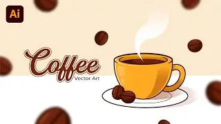 Adobe Illustrator - How to Make Coffee Cup in Illustrator
