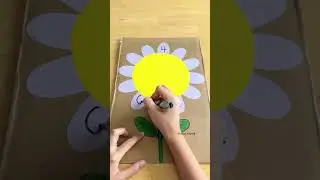 Flower Counting Board for preschoolers to learn counting or skip counting #preschool #earlylearning