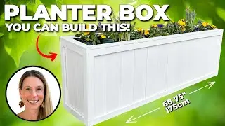 YOU Can BUILD This LARGE Planter Box // DIY Beginner Woodworking