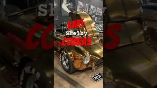 Rare GOLD and CHROME Shelby COBRA Show Cars #shorts