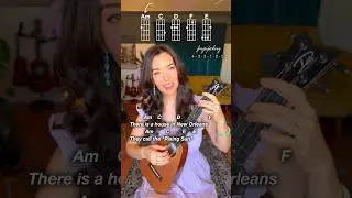 House of the Rising Sun by The Animals Easy Ukulele Tutorial #ukulele