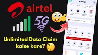 How to activate Airtel 5g Unlimited Data | Airtel 5g activate kaise kare | Airtel 5G data claim