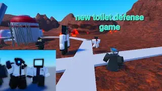 Toilet tower defense type game! (new) (cameraman toilet tower defense) #roblox #skibiditoliet