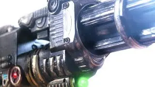 HOW TO: Futuristic Gatling Gun (Toy Gun Makeover)