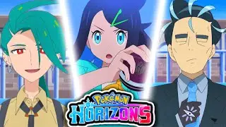 Liko & Roy VS ELITE FOUR is HAPPENING in Pokemon Horizons.