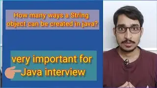 Java interview Question | How to create string object in Java | 