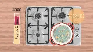 Concept Art- Storyboard for a recipe TV commercial