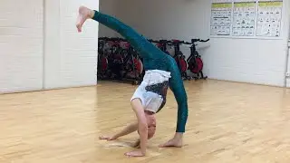 Gymnastics and contortion challenge. Splits and oversplits
