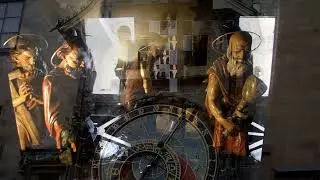 Pražský orloj - Орлой снаружи и изнутри
