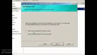 Security Center Installation