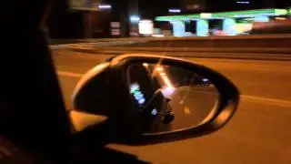 Golf R mk7 vs какой-то красный Ford ST вагон