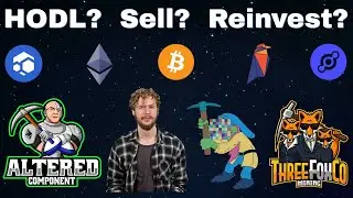 What do Mining YouTubers do with their Crypto? Mining Strategies Revealed!