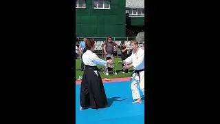 Выступление инструкторов клуба в Долгопрудном. День физкультурника. #айкидо #кенсинкан #aikido