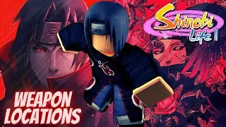 Weapon Locations in Shinobi Life 2 l Roblox | DamagePlayz