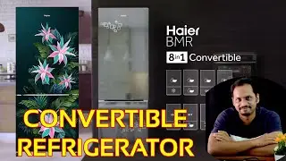 HAIER REFRIGERATOR 2021 MODEL 8 IN 1 CONVERTIBLE | 256 LITRES 2763CGT