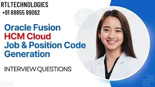 Oracle Fusion HCM | Global HR | Jobs | Positions | Cloud | Interview Prepration | Placement
