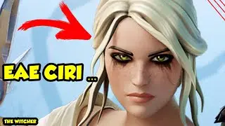 ganhei as SKINS do THE WITCHER antes de todo mundo !!! - FORTNITE 😱🔥