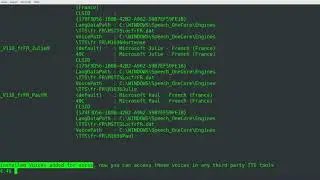 Installing New Voices on Windows 10 for TTS