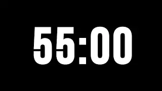 55 Minute Timer with Alarm (Countdown)