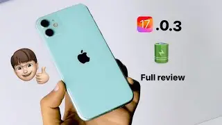 iPhone 11 Battery performance on iOS 17.0.3 Full review || battery Drain issue FIXED