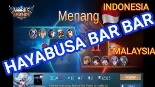 HAYABUSA BAR BAR || INDONESIA VS MALAYSIA