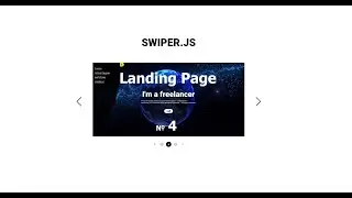 Slider Swiper.js HTML CSS