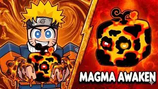 I FINALLY AWAKENED MAGMA FRUIT… and It’s INSANELY OP in Blox Fruits! 🔥 ROBLOX